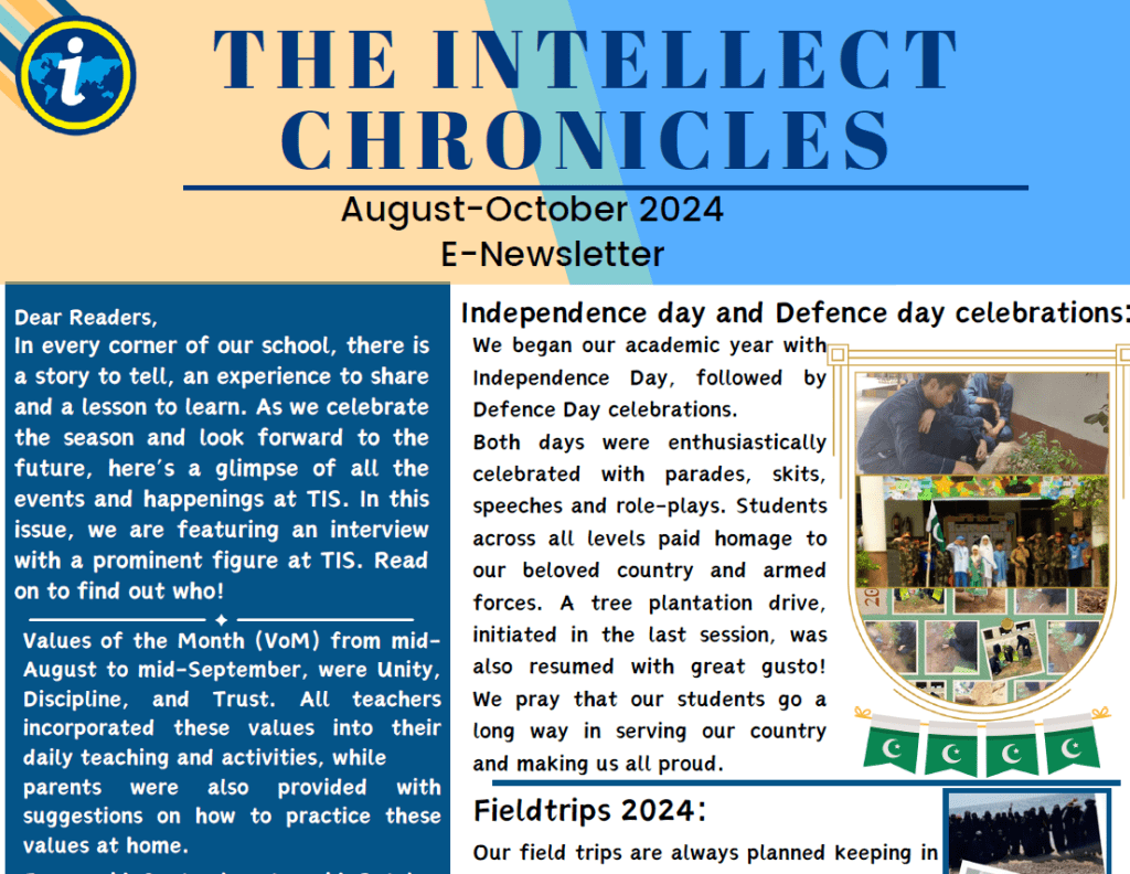 The Intellect O & A Level Islamic School Karachi